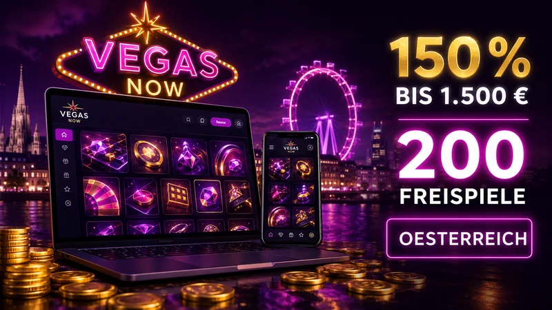 Vegas Now Casino Testumgebung für den Erfahrungsbericht Österreich